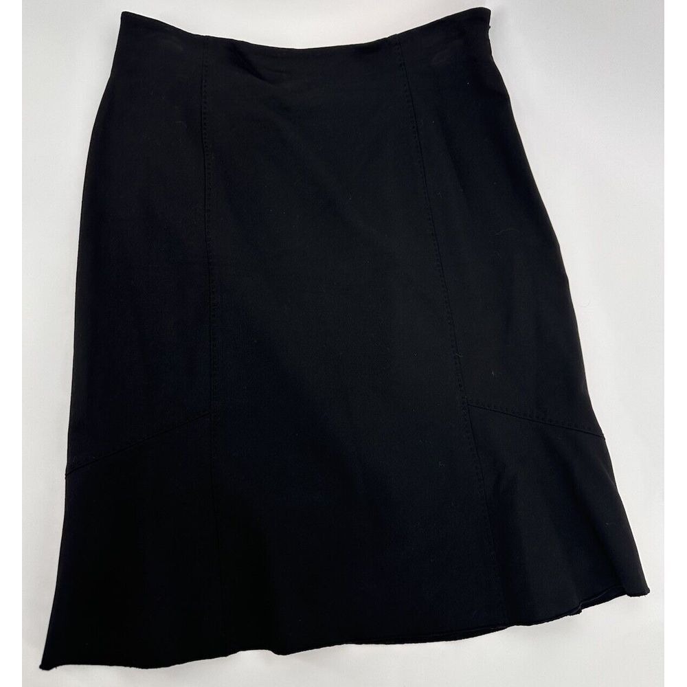 Nine West Women's Black Stretch Pencil Skirt Business Lined Size 10
